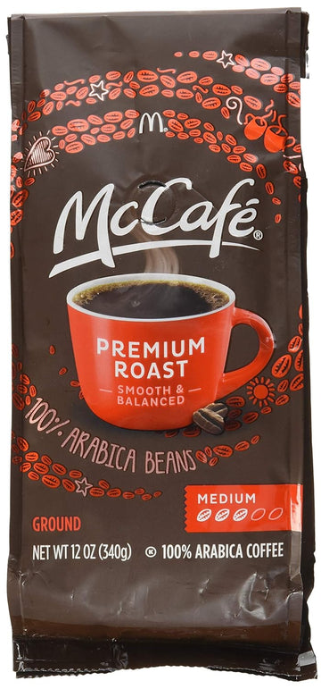 Mcdonalds Mccafe Premium Roast Ground Coffee Bag (Pack Of 2) (Premium Roast - Medium) By Mccafe
