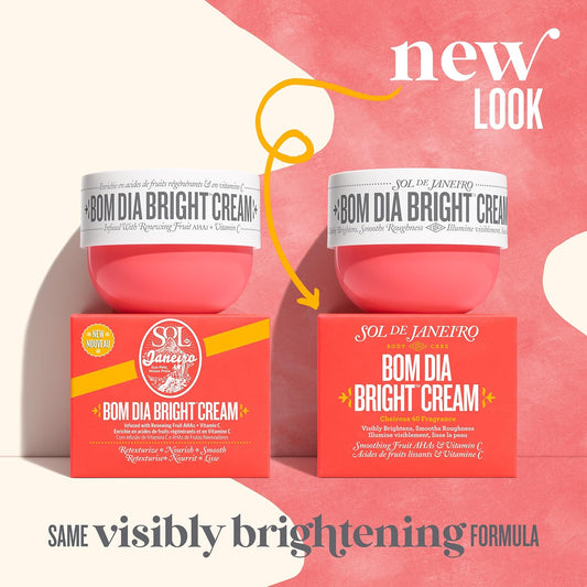 SOL DE JANEIRO Visibly Brightening and Smoothing Bom Dia AHA Body Cream 75mL/2.5 fl oz