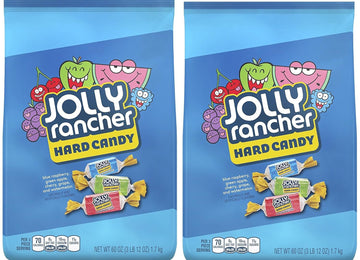 Jolly Rancher Hard Candy Assortment Stand Up Bag (Blue Raspberry, Green Apple, Cherry, Grape And Watermelon Flavors), 50 Oz