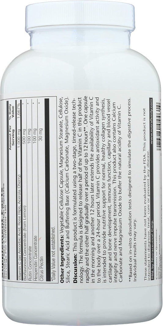 Solaray, Tstr Super Bio C - Buffered, 250 Count