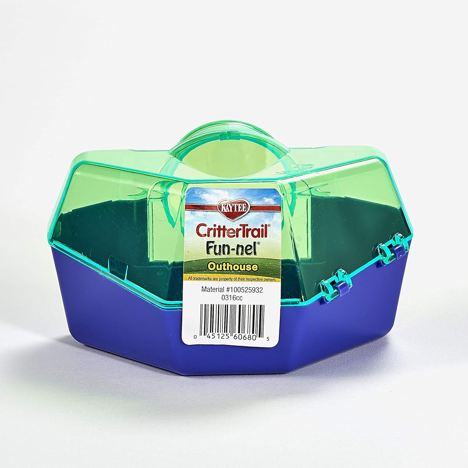 Kaytee Crittertrail Fun-Nel Outhouse Attachment Small Animal Habitat Tubes