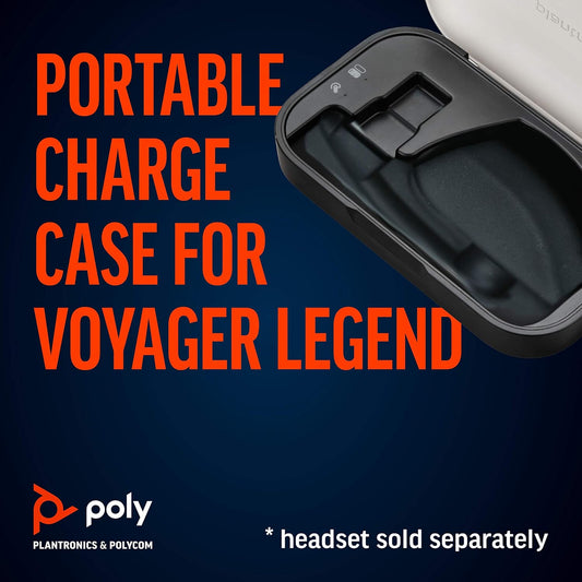 Plantronics Voyager Legend Charge Case - Frustration-Free Packaging - Black