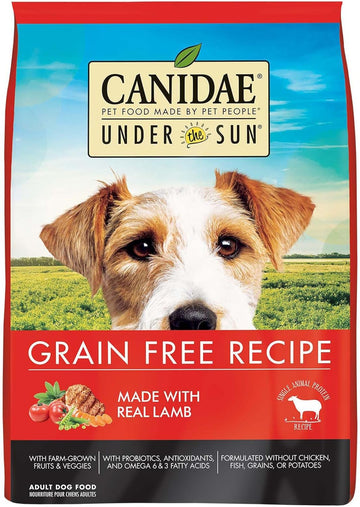CANIDAE, Under The Sun, Grain Free Recipe Made with Real Lamb Dog Dry 40 lbs
