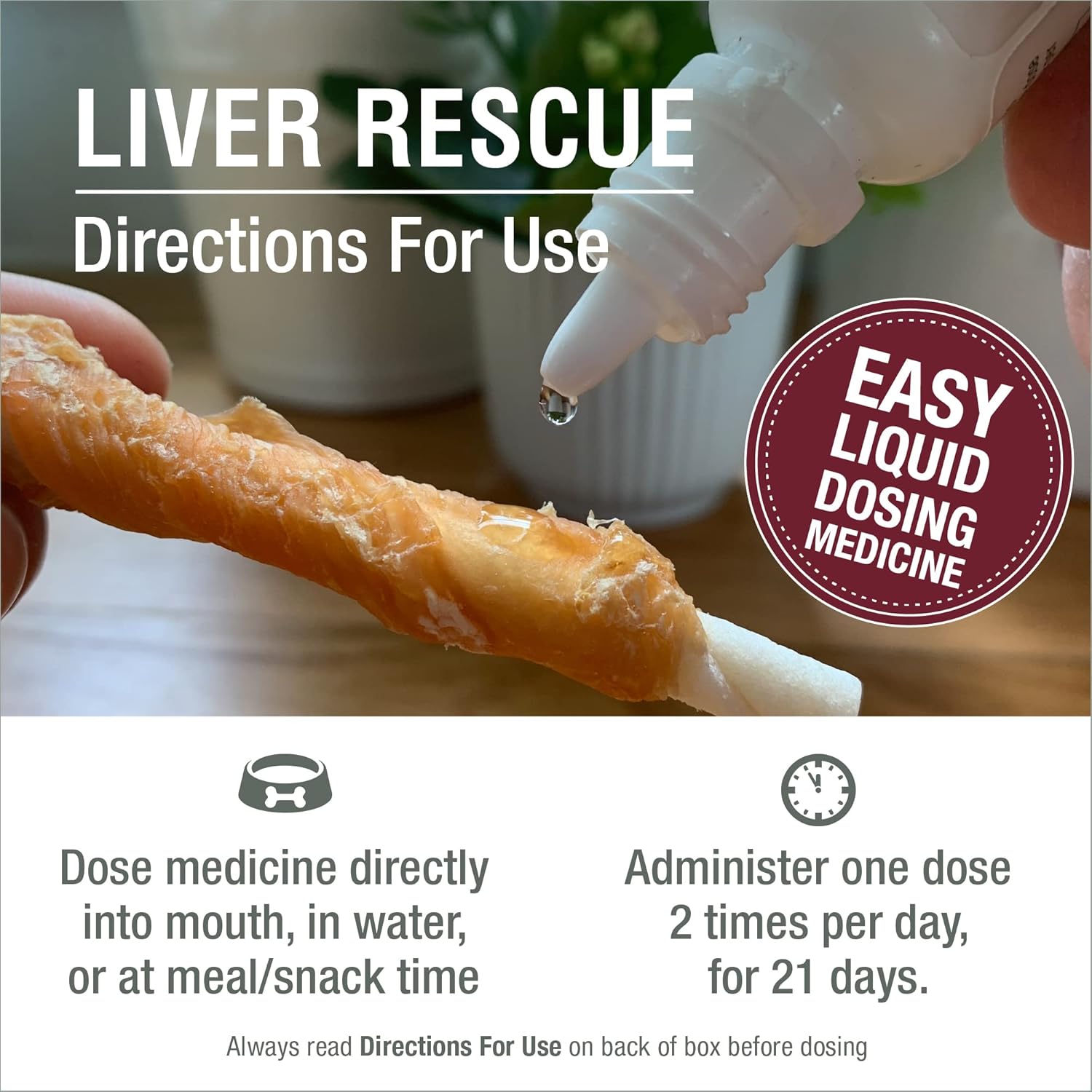 Homeopet Liver Rescue, Safe And Natural Liver-Support Supplement For Cats, Dogs, And Other Small Animals, 15 Milliliters : Pet Supplies
