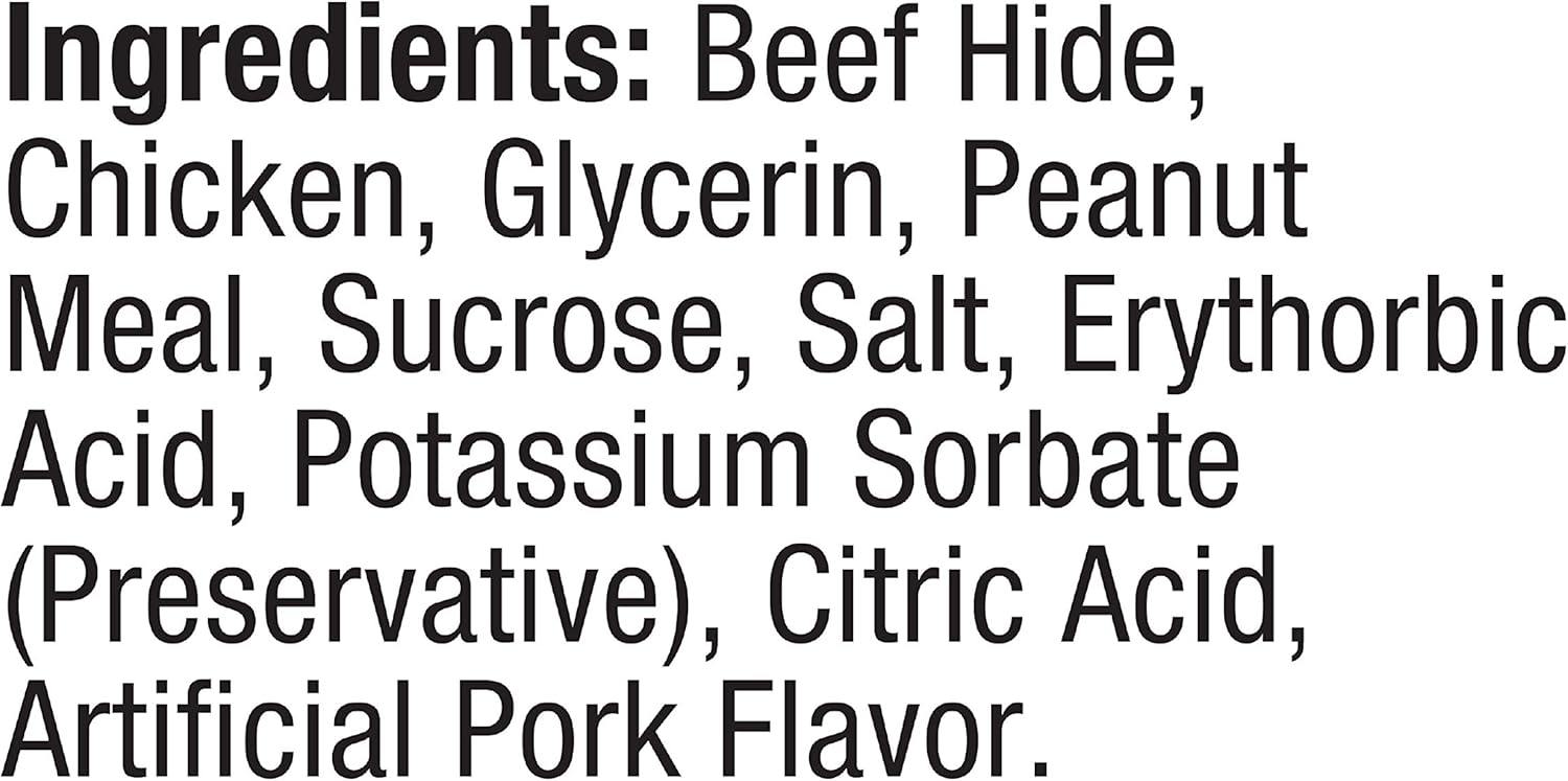 Good'n'Fun Triple Flavor Rawhide Chips with Real Chicken : Pet Supplies