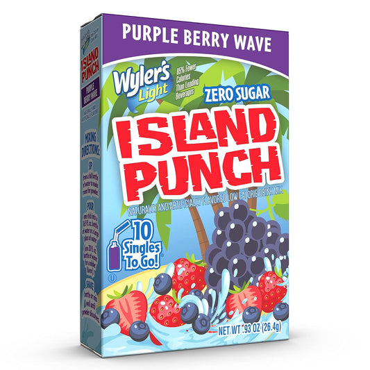 Wyler'S Light Island Punch, Purple Berry Wave, 10 Ct