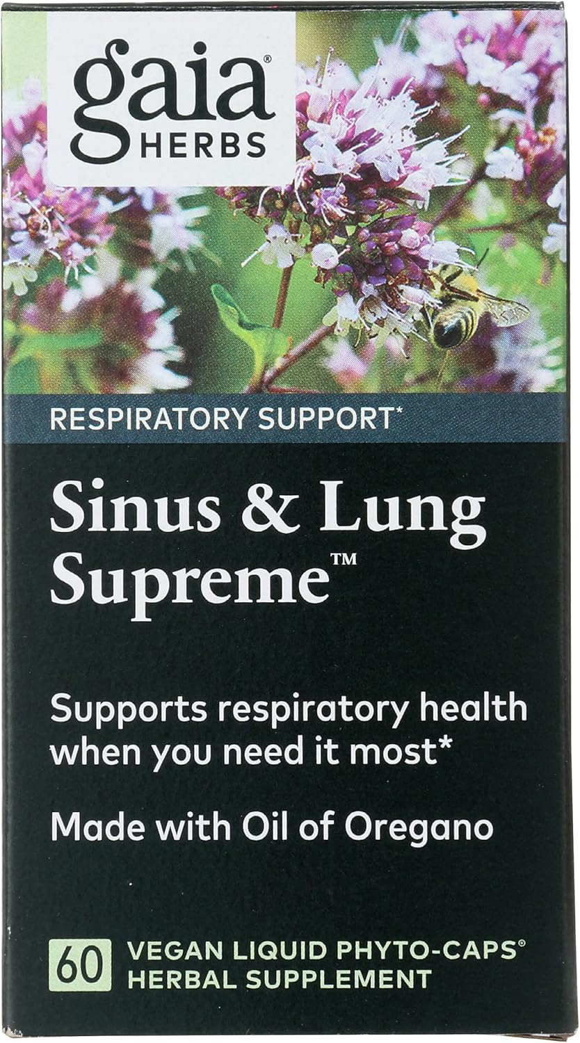 Gaia Herbs Sinus & Lung Supreme, 60 CT