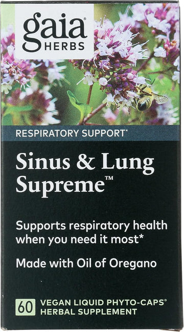 Gaia Herbs Sinus & Lung Supreme, 60 CT