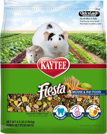 Kaytee Fiesta Pet Mouse And Rat Food, 4.5 Pound