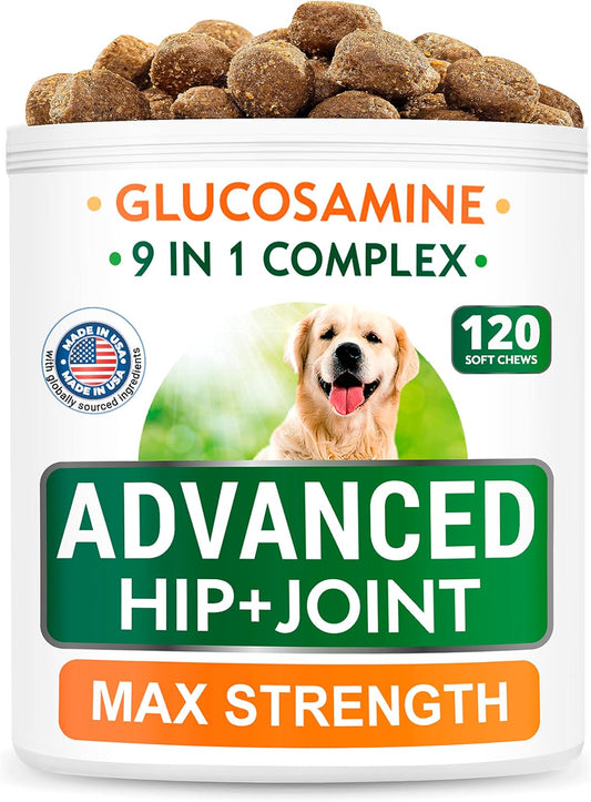 Glucosamine + Allergy Relief Bundle - Senior Advanced Joint Health + Itchy Skin Relief - Chondroitin, Omega-3 + Pumpkin, Enzymes - Hip & Joint Care + Seasonal Allergies - Immune Supplement - 240Ct