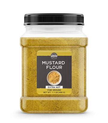 Birch & Meadow Hot Mustard Flour, 1.1 Lb, Hot & Spicy, Sauces & Dry Rubs, Homemade Mustard