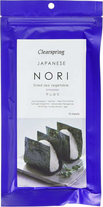 Clearspring Japanese Nori - Dried Sea Vegetable (Untoasted)