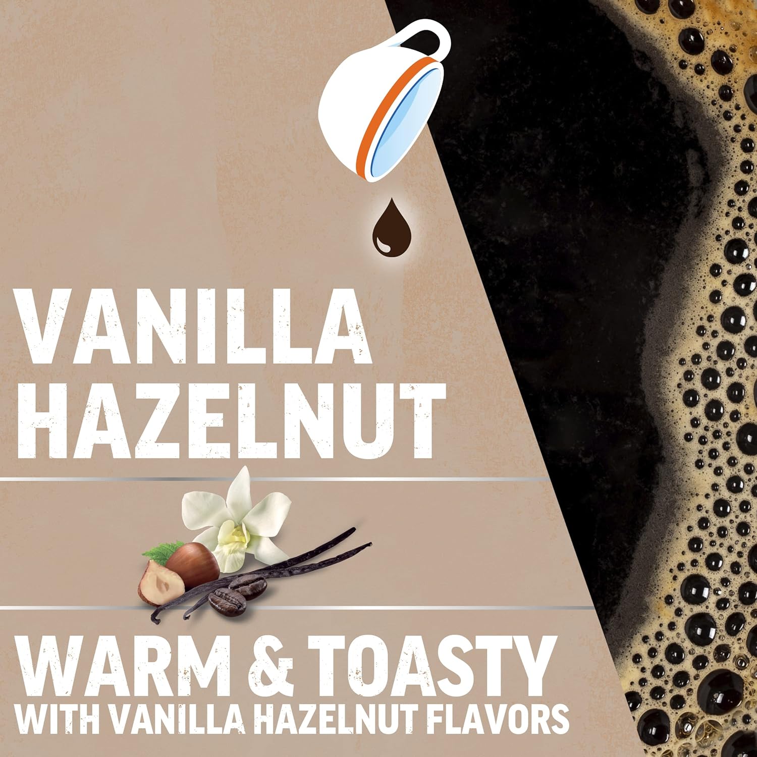 Maxwell House Vanilla Hazelnut Medium Roast K-Cup Coffee Pods (12 Count)
