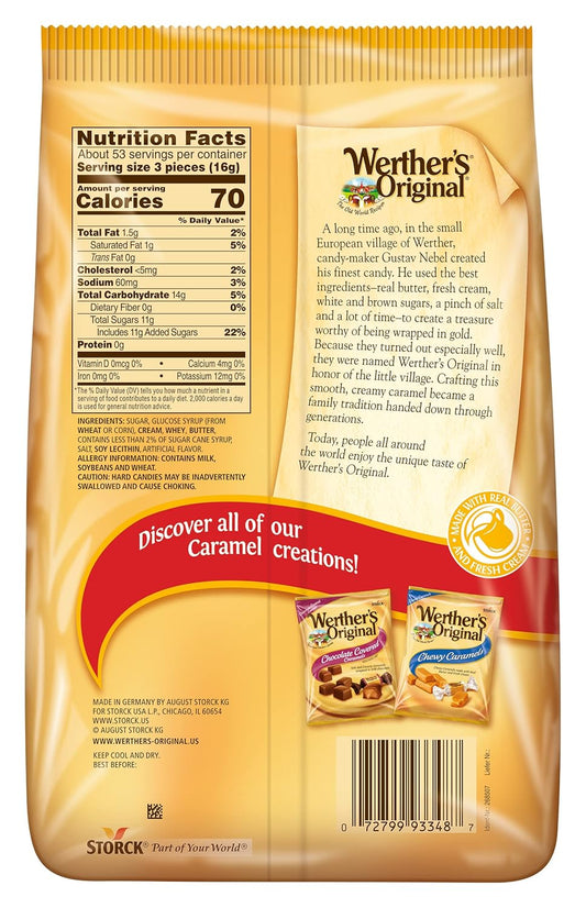 Werther'S Original Caramel Hard Candies, 30Oz