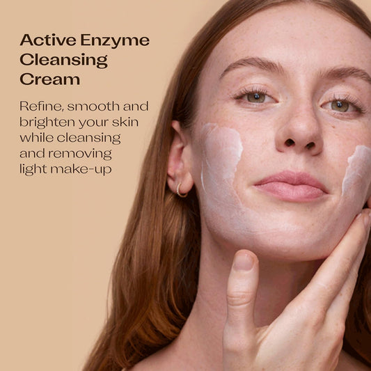 Trilogy Active Enzyme Cleansing Cream, Exfoliating Radiance Boost, 6.76 Fl Oz