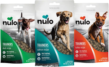 Nulo Freestyle Grain-Free Healthy Dog And Puppy Training Treats, Low Calorie Treats Made With Superfood Boost Ingredients, 2 Calories Per Treat, 4 Oz. Variety Pack