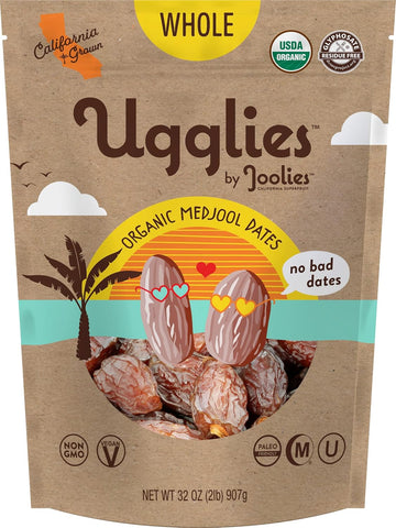 Joolies, Organic Medjool Dates, Whole Dates, Large - 2Lb Box | Fresh California Grown Fruit | Vegan, Gluten-Free, Paleo, No Sugar Added…