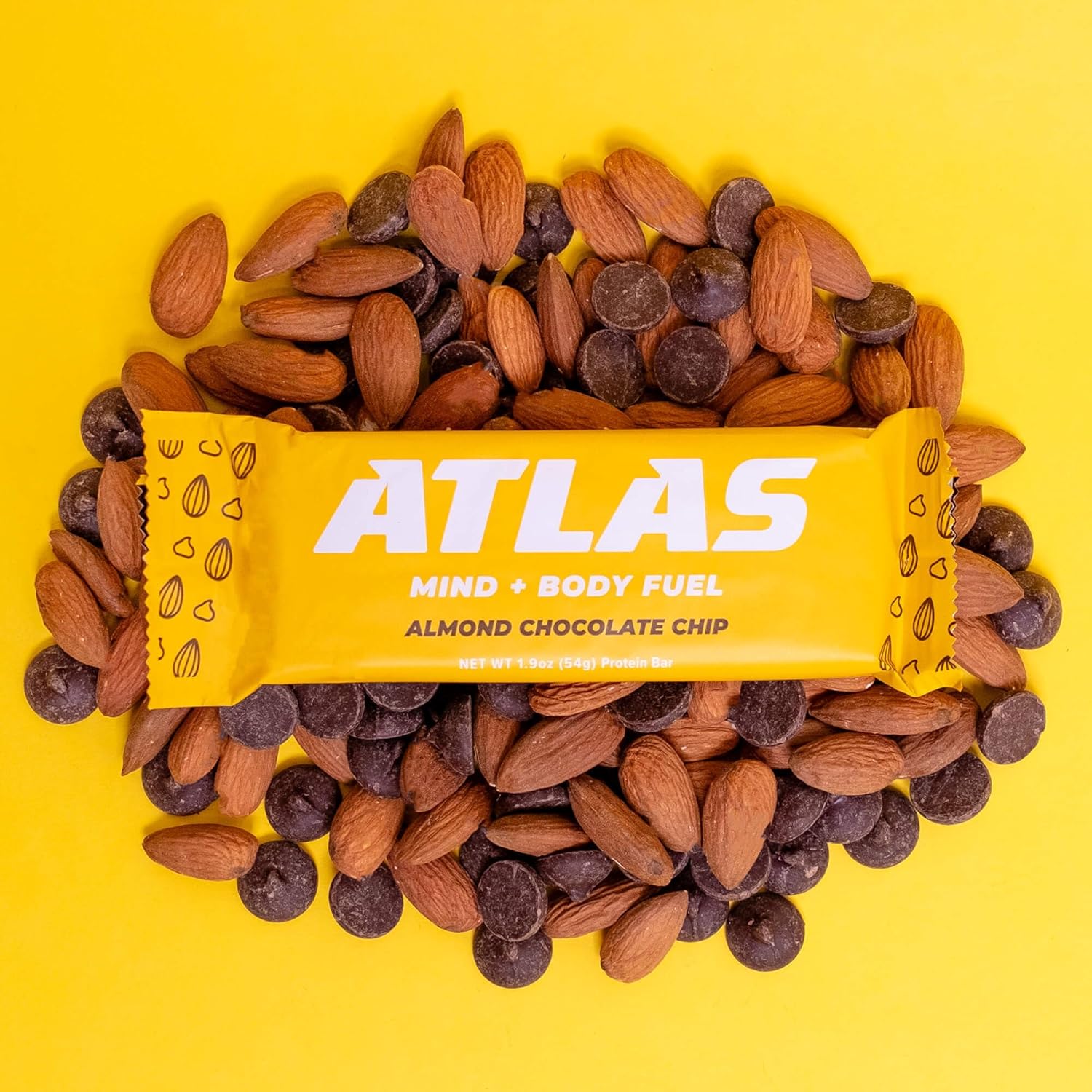 Atlas Protein Bar, 20g Protein, 1g Sugar, Clean Ingredients, Gluten Free (Whey Variety, 12 Count (Pack of 1)) : Health & Household