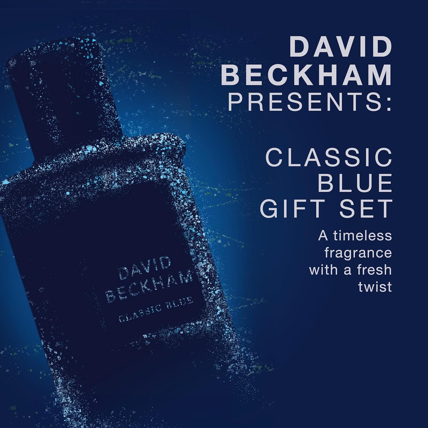 David Beckham Classic Blue 2 Piece Gift Set, Notes Of Grapefruit, Cashmere Wood, And Musk, Men'S Fragrance, Long Lasting, Everyday Fragrance : Beauty & Personal Care