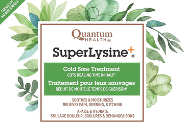 Quantum Superlysine+ Cold Sore Treatment Ointment|Relieves Pain, Burning, And Itching|Cuts Healing Time In Half|0.25 Ounce