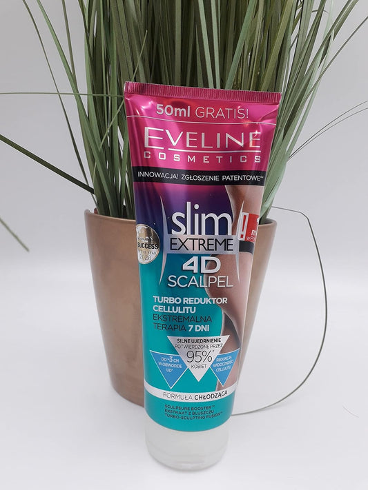 Slim Extreme 4D Scalpel Turbo Cellulite Reductor Cream With Cooling Formula