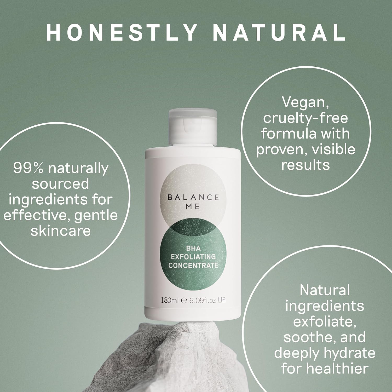 Balance Me BHA Exfoliating Concentrate With Salicylic Acid 180ml, Hydrating Toner to Minimise Pore and Reduce Blackheads and Blemishes : Amazon.co.uk: Beauty