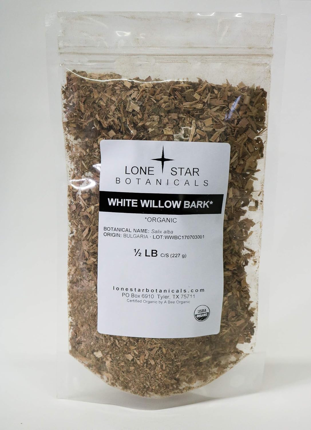 White Willow Bark (C/S) ½ Lb. : Health & Household