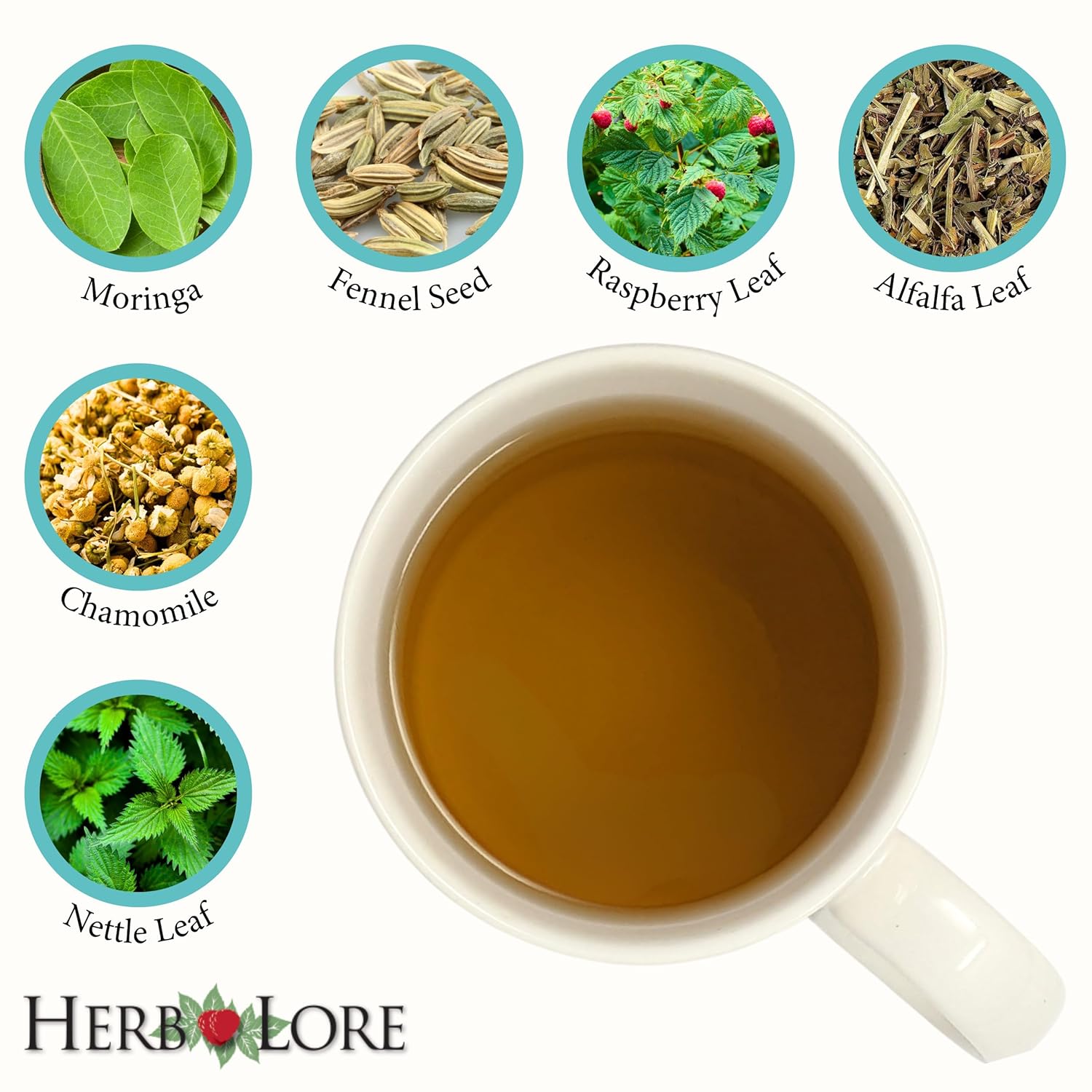 Herb Lore Organic Nursing Tea, Loose Leaf, Lactation Tea With Morninga For Breastfeeding Mothers To Increase Breast Milk Supply : Grocery & Gourmet Food