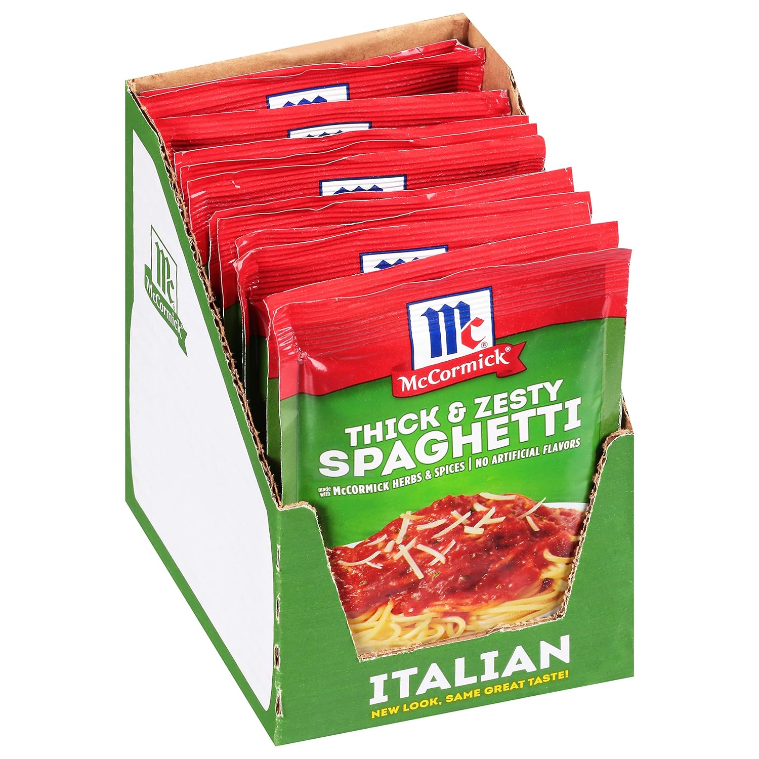 McCormick Thick & Zesty Spaghetti Sauce Mix, 1.37 oz (Pack of 12)