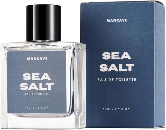 Mancave Sea Salt Fragrance Spray, Eau De Toilette For Men, 50Ml, Mens Perfume With Sea Moss & Driftwood, Aftershave Gift For Him, Uk Formulated Edt Fragrance