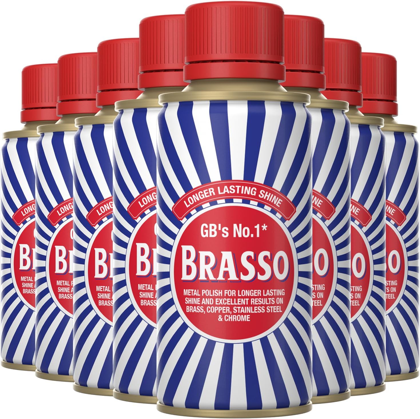 Brasso Metal Polish Liquid 175Ml Pack Of 8