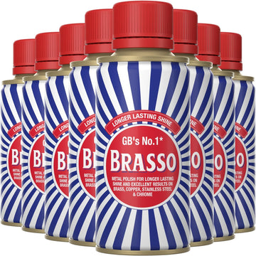 Brasso Metal Polish Liquid 175Ml Pack Of 8