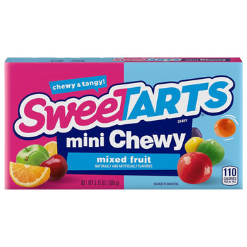 Sweetarts Mini Chewy Candy, 3.75 Ounce Theater Candy Boxes (Pack Of 12)