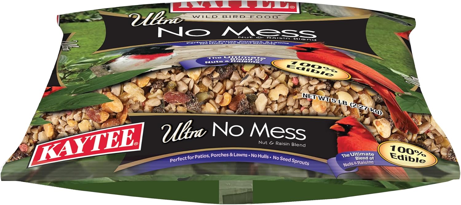 Kaytee Ultra No Mess Nut & Raisin Blend 5 Pounds : Pet Supplies