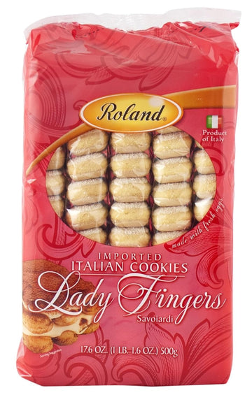 Roland Foods Lady Fingers, Savoiardi, 17.6 Ounce Package, Pack Of 10