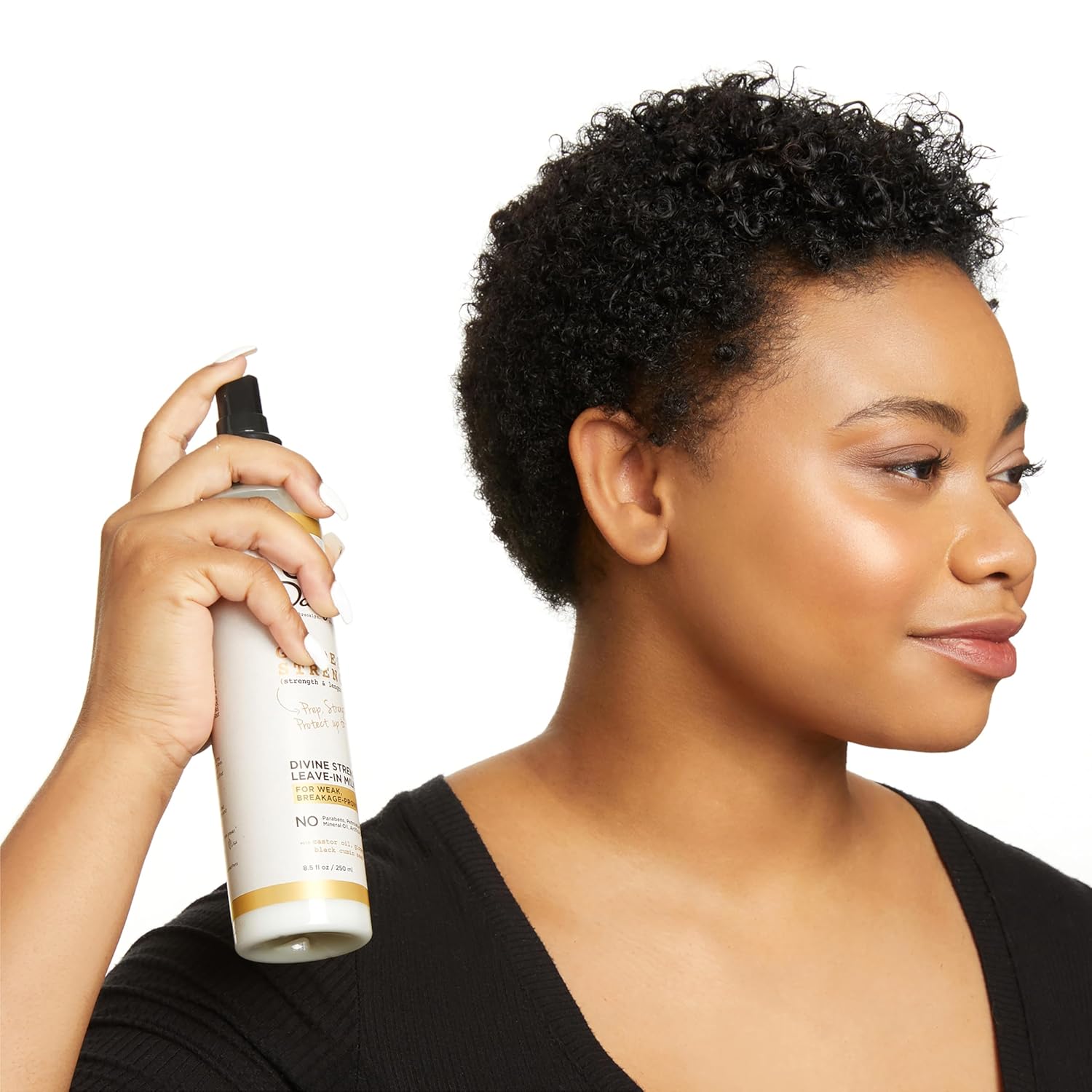Carol's Daughter Leave In Conditioner, 8.5 Fluid Ounces, Goddess Strength Divine Strength Hair Milk with Castor Oil for Weak, Wavy, Coily and Curly Hair : Beauty & Personal Care