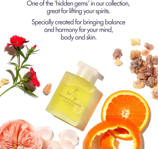 Aromatherapy Associates Bath And Shower Oil, Luxury Spa, Natural Bath, Bath Oil, Vegan, Cruelty Free, Environment Friendly (Support Equilibrium Bath And Shower Oil 55Ml)