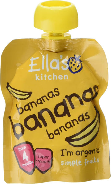 Ella'S Kitchen Bananas, Bananas, Bananas Pouch From 4 Months, 70G