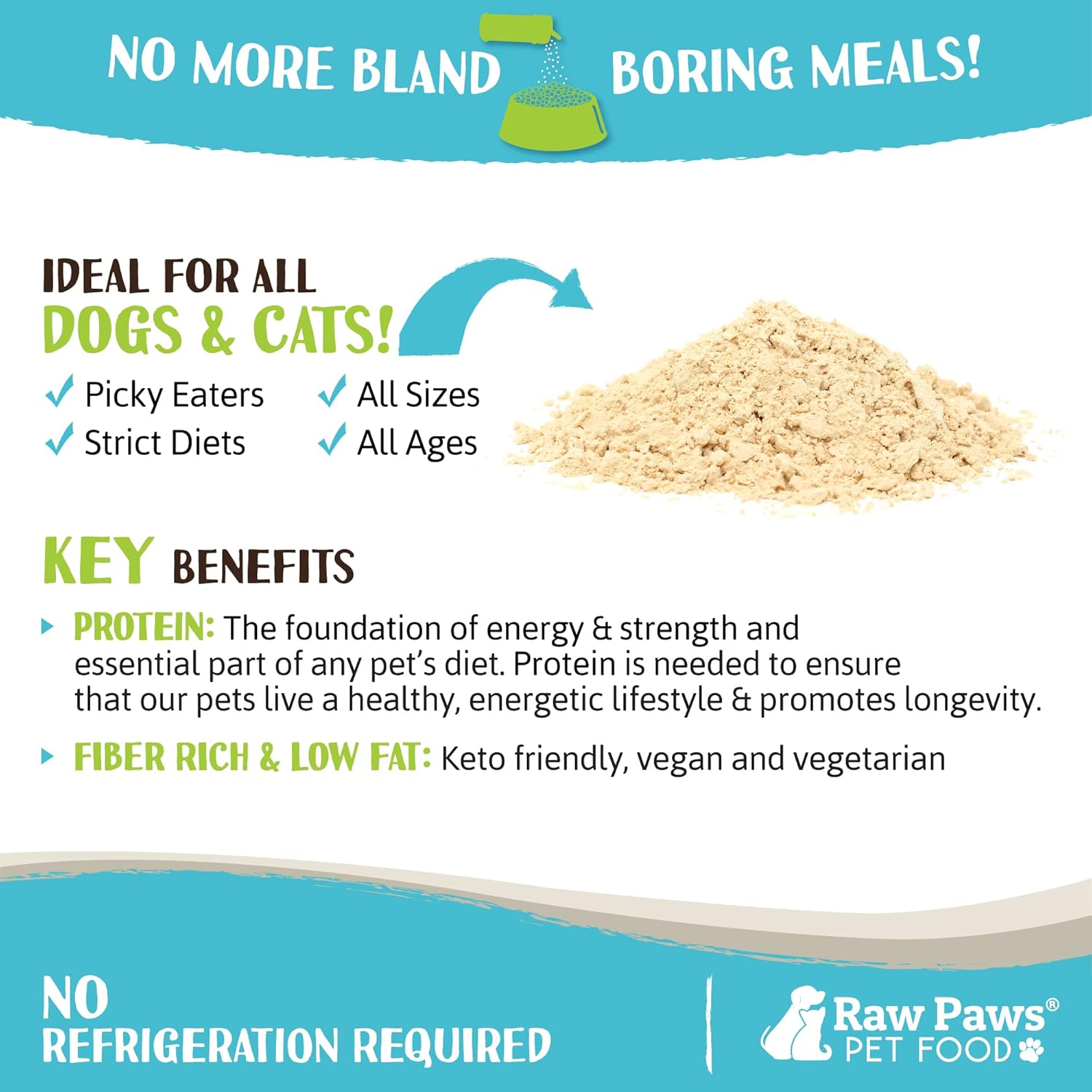 Raw Paws Boost Pet Food Topper Organic Peanut Powder, 2.8-oz - Made in USA - Dog Food Topper, Peanut Butter Dog Treats Meal Toppers for Dogs, Dog Flavor Food Toppers for Picky Dogs, Dog Food Sprinkles: Pet Supplies: Amazon.com