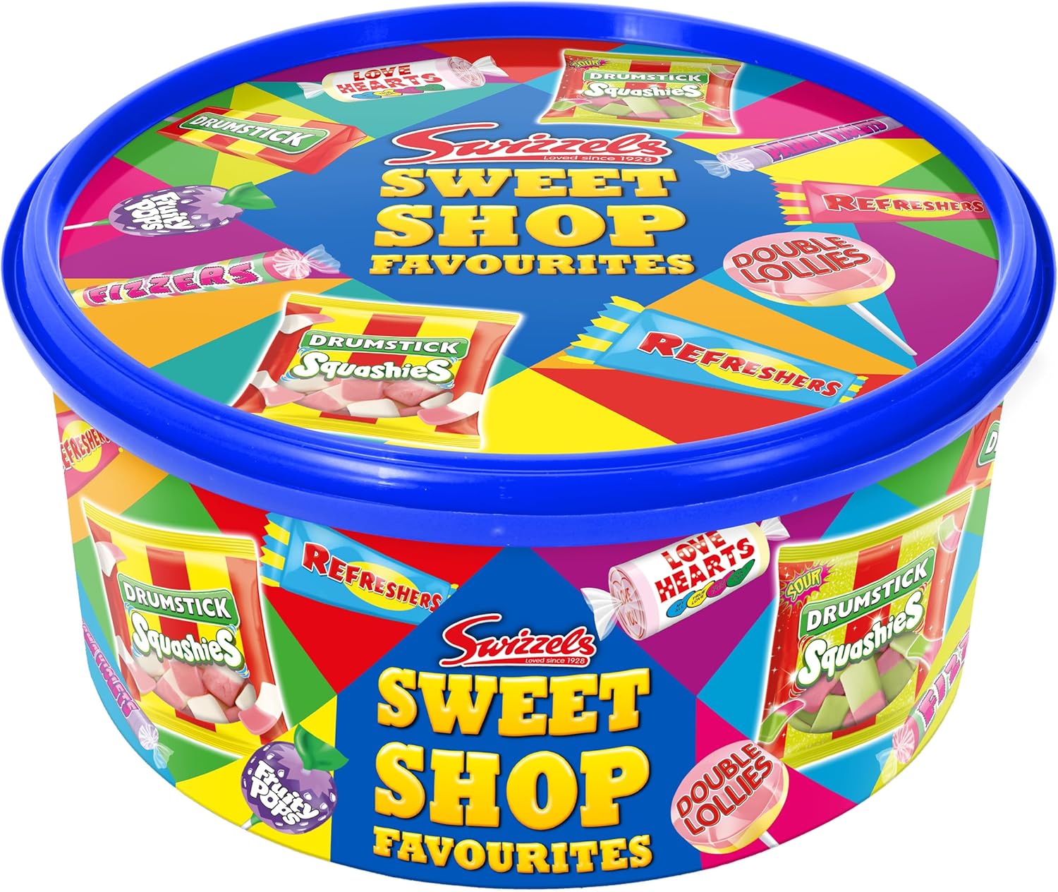 Swizzels Sweet Shop Favourites Tub 650G, White