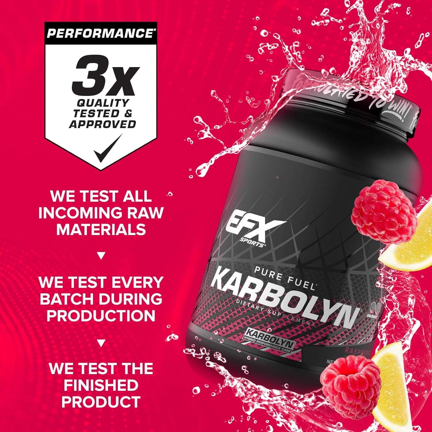 Efx Sports Karbolyn Fuel | Fast-Absorbing Carbohydrate Powder | Carb Load, Sustained Energy, Quick Recovery | Stimulant Free | 18 Servings (Green Apple) : Health & Household