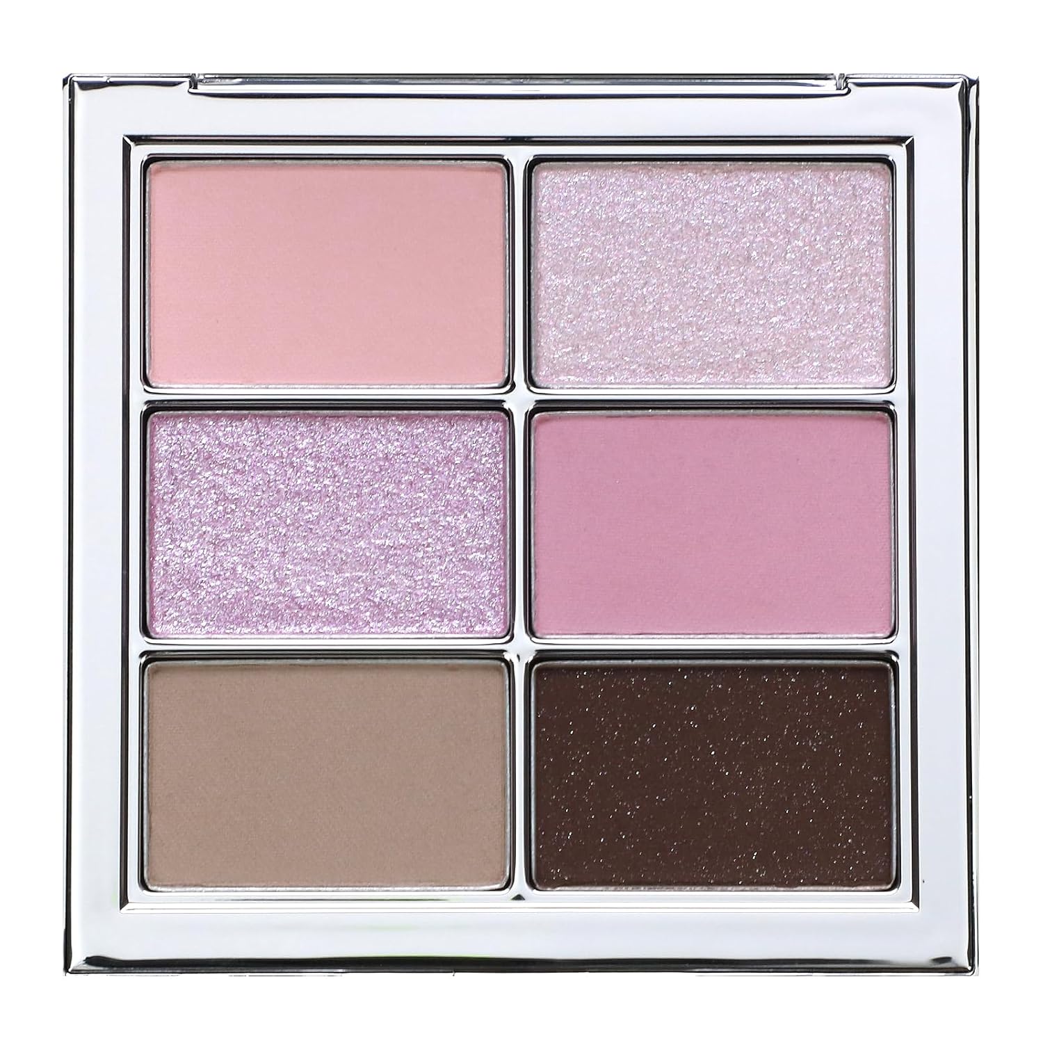 Amuse Eye Vegan Sheer Palette 6 Colors Eyeshadow Matt Shimmery Sheer Glitter Shades K-Beauty Natural Makeup (04 Sheer Lavender)