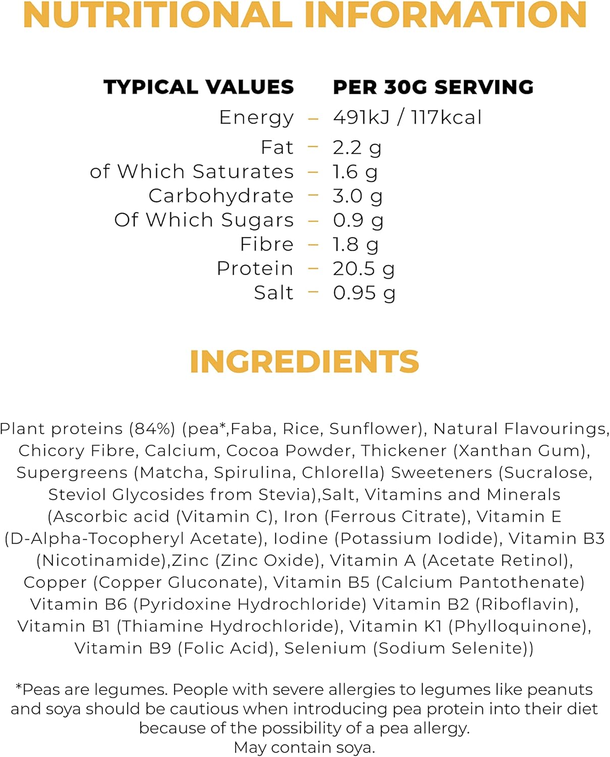 Mighty Ultimate Vegan Protein Powder, Salted Caramel Flavour, (17 Servings, 510g Bag Without Scoop), Plant Based, Dairy Free Protein Shakes, Added Vitamins, Minerals & Super Greens : Amazon.co.uk: Health & Personal Care