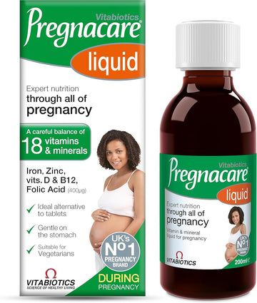 Vitabiotics Pregnacare Liquid - 200 ml by Pregnacare : Health & Household