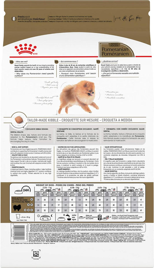 Royal Canin Breed Health Nutrition Pomeranian Dry Dog Food?, 2.5 lb Bag