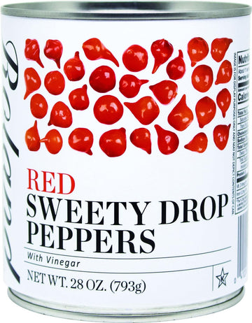Roland Foods Red Sweety Drop Peppers, Specialty Imported Food, 28-Ounce Can