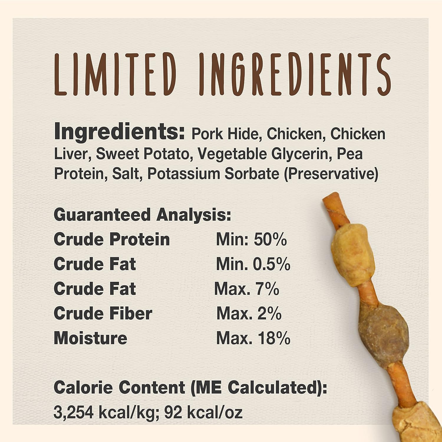 Cadet Gourmet Shish Kabob Dog Treats for Small Dogs, Healthy & Natural Chicken, Duck, & Sweet Potato Chew Sticks, Pork Hide, Small 5 Inch, 24 Ounce (Pack of 1) : Pet Supplies