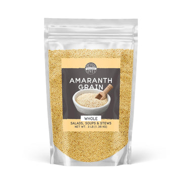 Birch & Meadow Whole Amaranth Grains, 3 Lb, Non-Gmo, Soups & Salads, Complete Protein