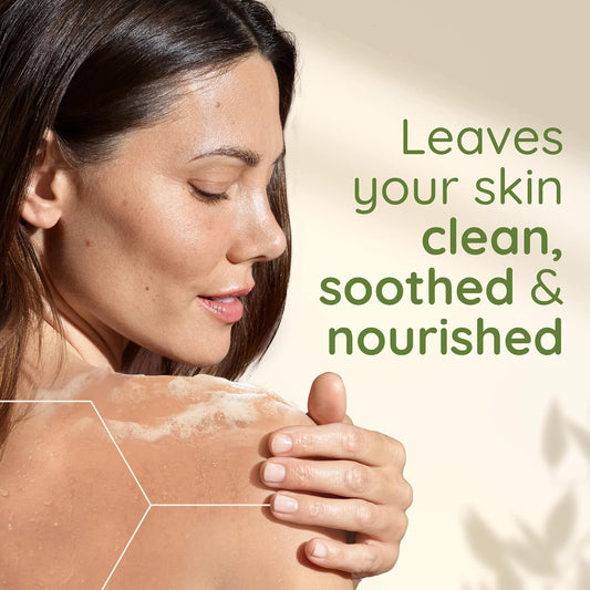 Aveeno Daily Moisturising Steps Skin Care Regime Set Body Wash Body Lotion And Hand Cream Nourishes Sensitive And Dry Skin, 3 Count