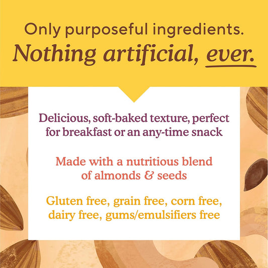 Simple Mills Almond Flour Snack Bars (Nutty Banana, Spiced Carrot Cake, Dark Chocolate Almond, Peanut Butter Chocolate Chip) - Gluten Free, Made with Organic Coconut Oil, Breakfast Bars, Healthy Snacks, 6 Ounce (Pack of 4)